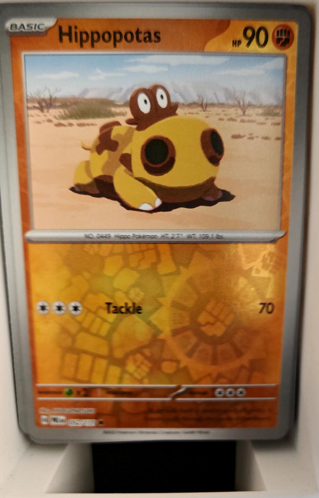 Hippopotas - 052/131 - Reverse Holo - PRISMATIC EVOLUTIONS - Pokemon - | AA26-99