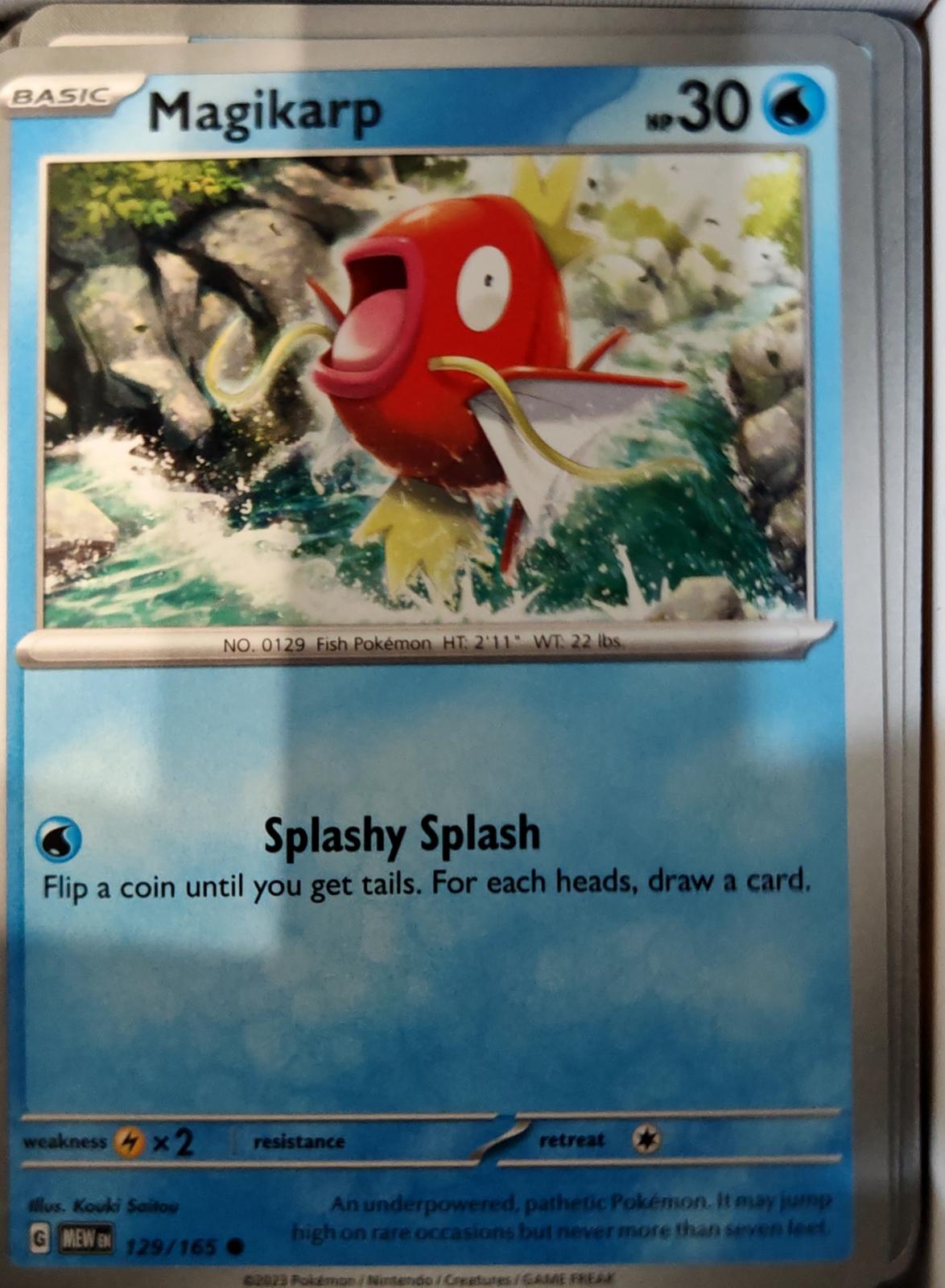 Magikarp - 129/165 - - 151 - Pokemon - Common | AA74-22