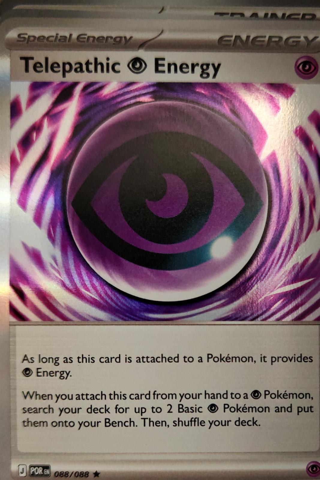 Telepathic Psychic Energy - 088/088 - Holo - PERFECT ORDER - Pokemon - | AA15-15
