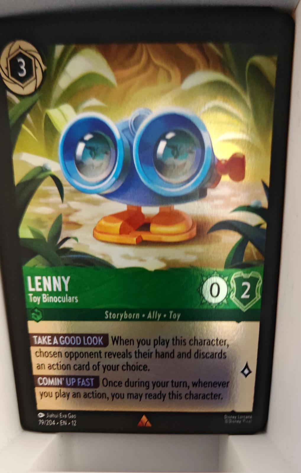 Lenny - Toy Binoculars - 79/204 - Cold Foil - WILDS UNKNOWN - Lorcana - | LAA03-62