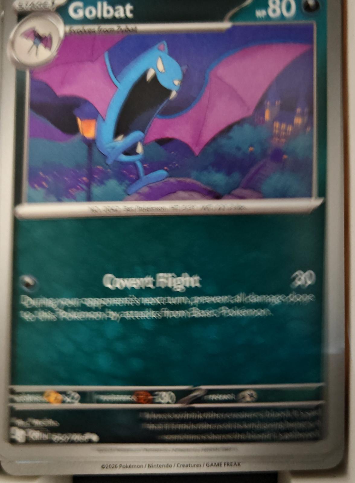 Golbat - 050/086 - - CHAOS RISING - Pokemon - Common | AA22-80