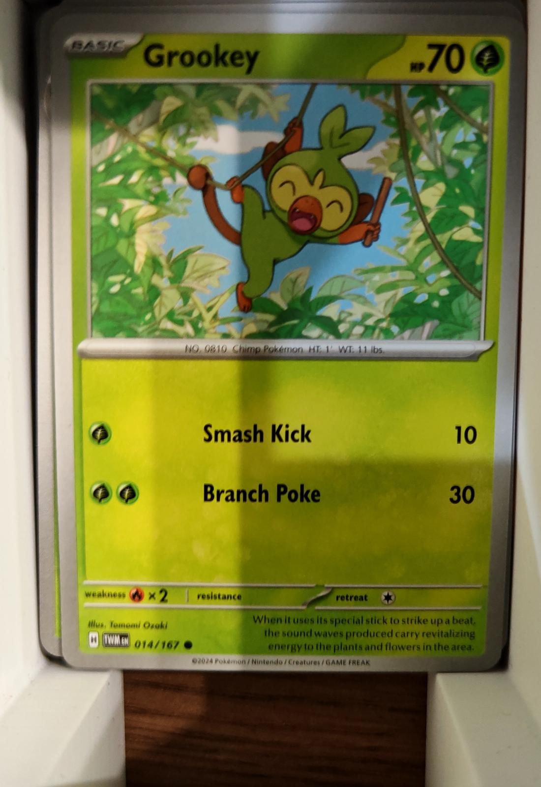 Grookey - 014/167 - - TWILIGHT MASQUERADE - Pokemon - Common | AA76-29