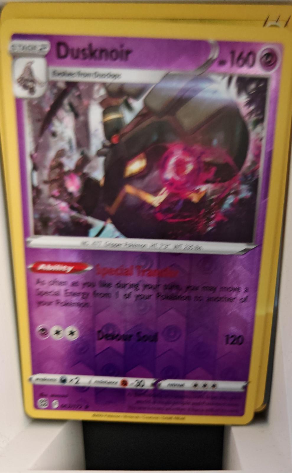 Dusknoir - 062/172 - Reverse Holo - BRILLIANT STARS - Pokemon - Rare | AA22-57
