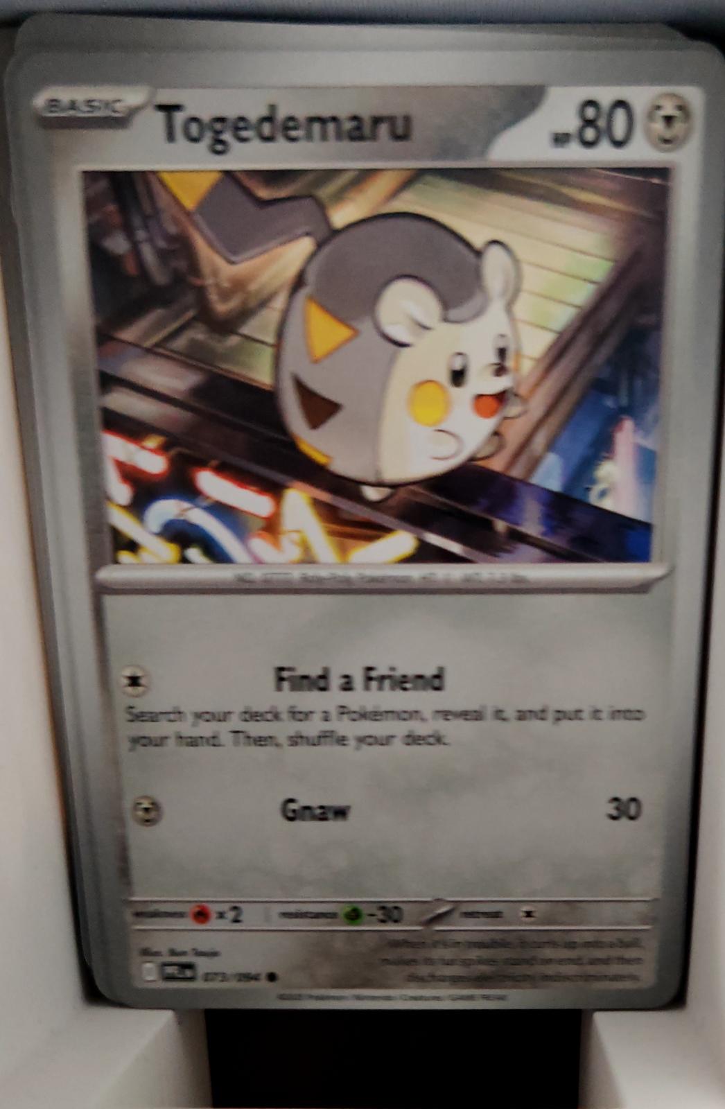 Togedemaru - 073/094 - - PHANTASMAL FLAMES - Pokemon - Common | AA45-47