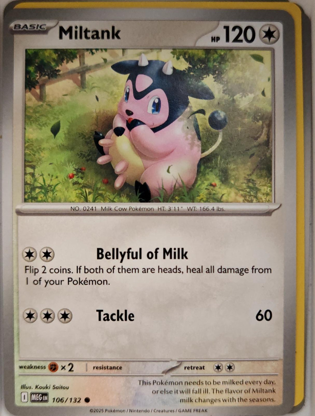 Miltank - 106/132 - - MEGA EVOLUTION - Pokemon - Common | AA03-5
