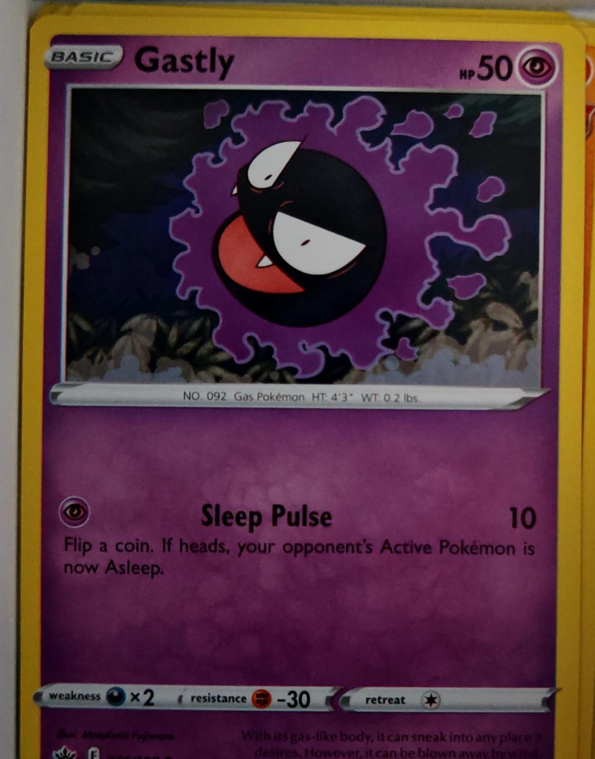 Gastly - 055/198 - - CHILLING REIGN - Pokemon - Common | AA57-5