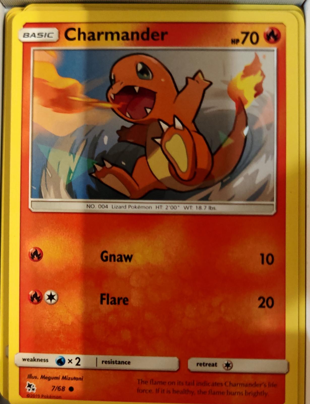 Charmander - 7/68 - - HIDDEN FATES - Pokemon - Common | AA68-17