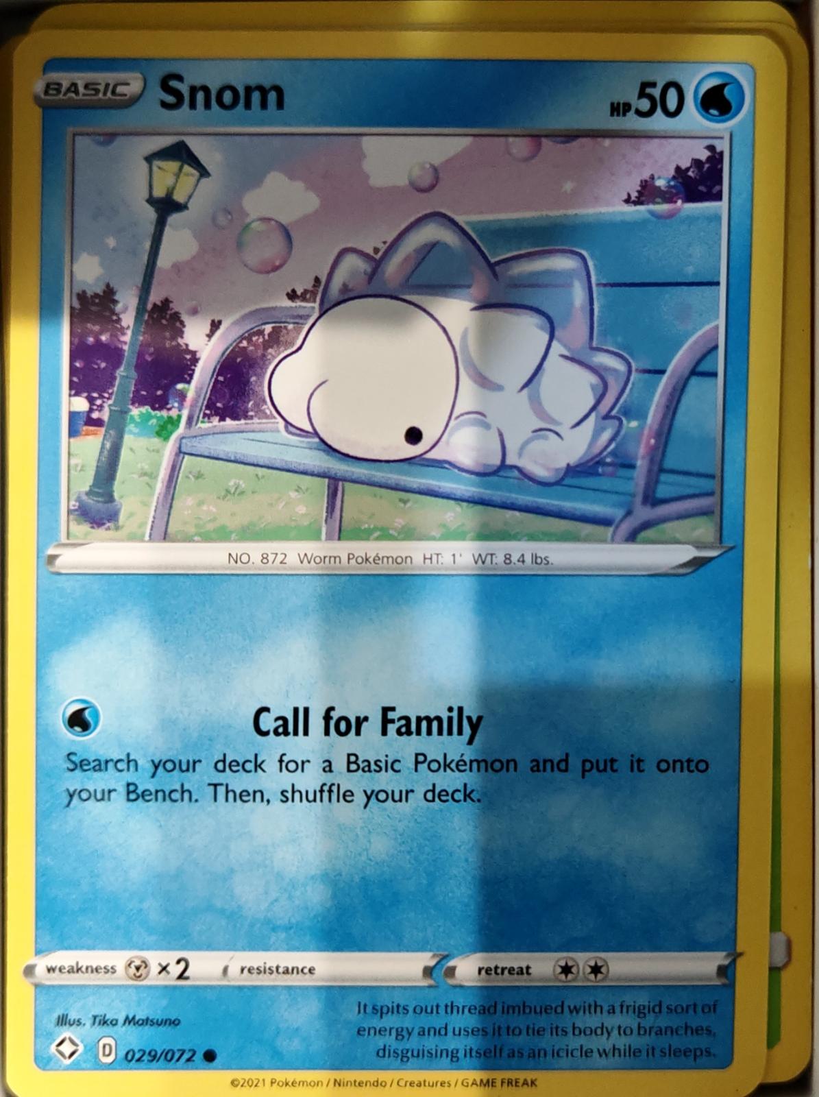 Snom - 029/072 - - SHINING FATES - Pokemon - Common | AA67-16