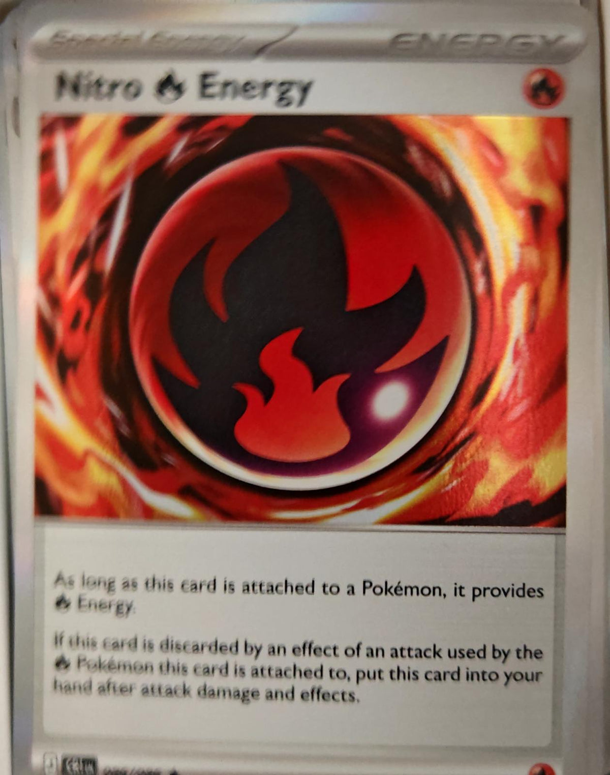 Nitro R Energy - 086/086 - Holo - CHAOS RISING - Pokemon - Rare | AA25-32