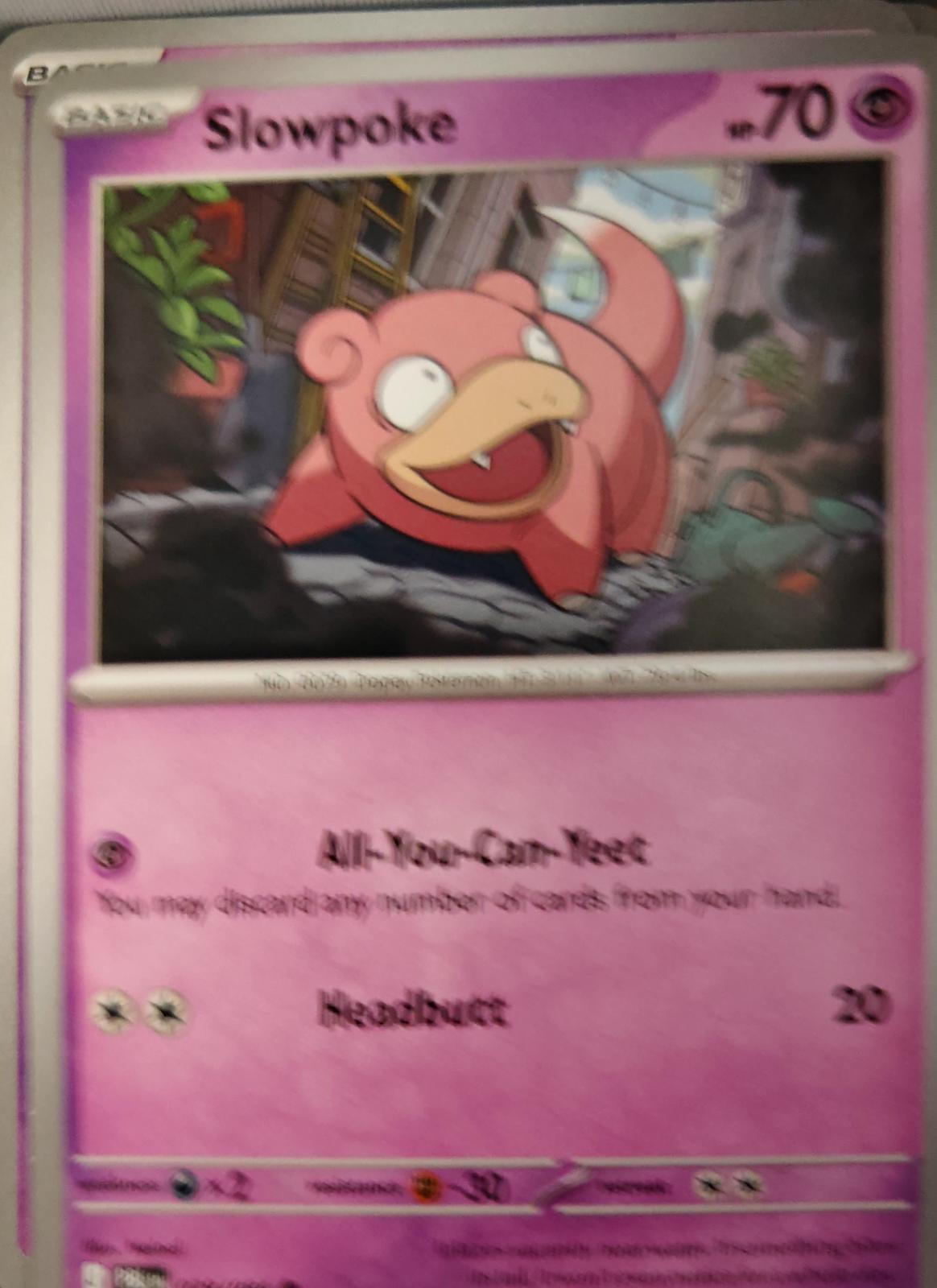 Slowpoke - 029/084 - - PITCH BLACK - Pokemon - Common | AA36-84