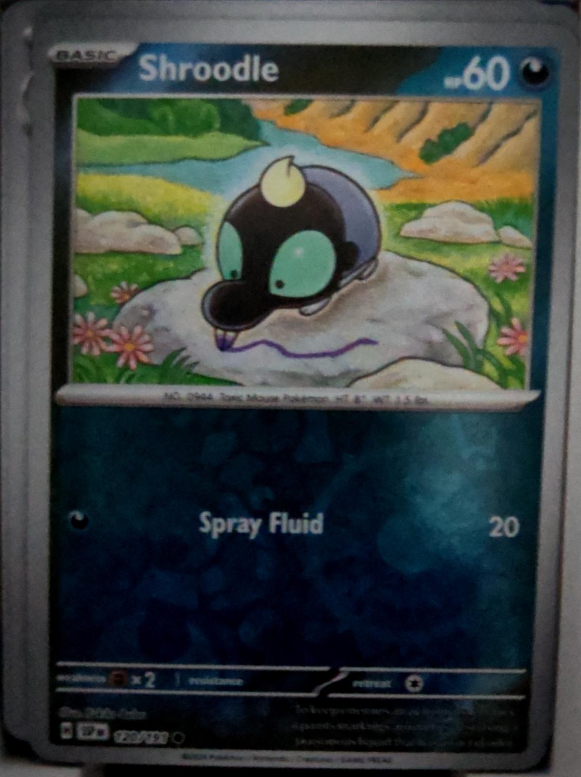 Shroodle - 120/191 - Reverse Holo - SURGING SPARKS - Pokemon - Common | AA49-47