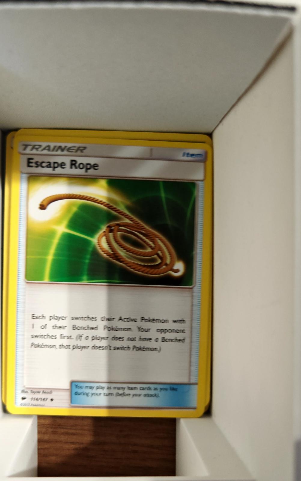 Escape Rope - 114/147 - - BURNING SHADOWS - Pokemon - Uncommon | AA70-23