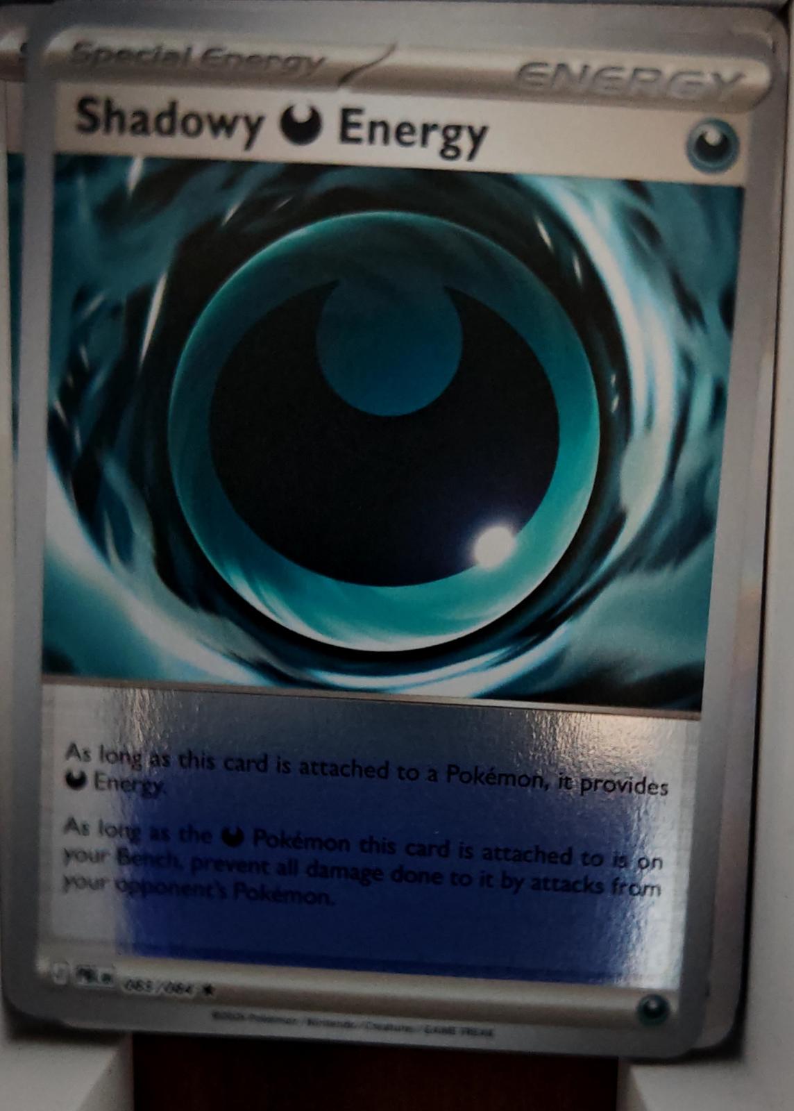 Shadowy Darkness Energy - 083/084 - Reverse Holo - PITCH BLACK - Pokemon - | AA59-19