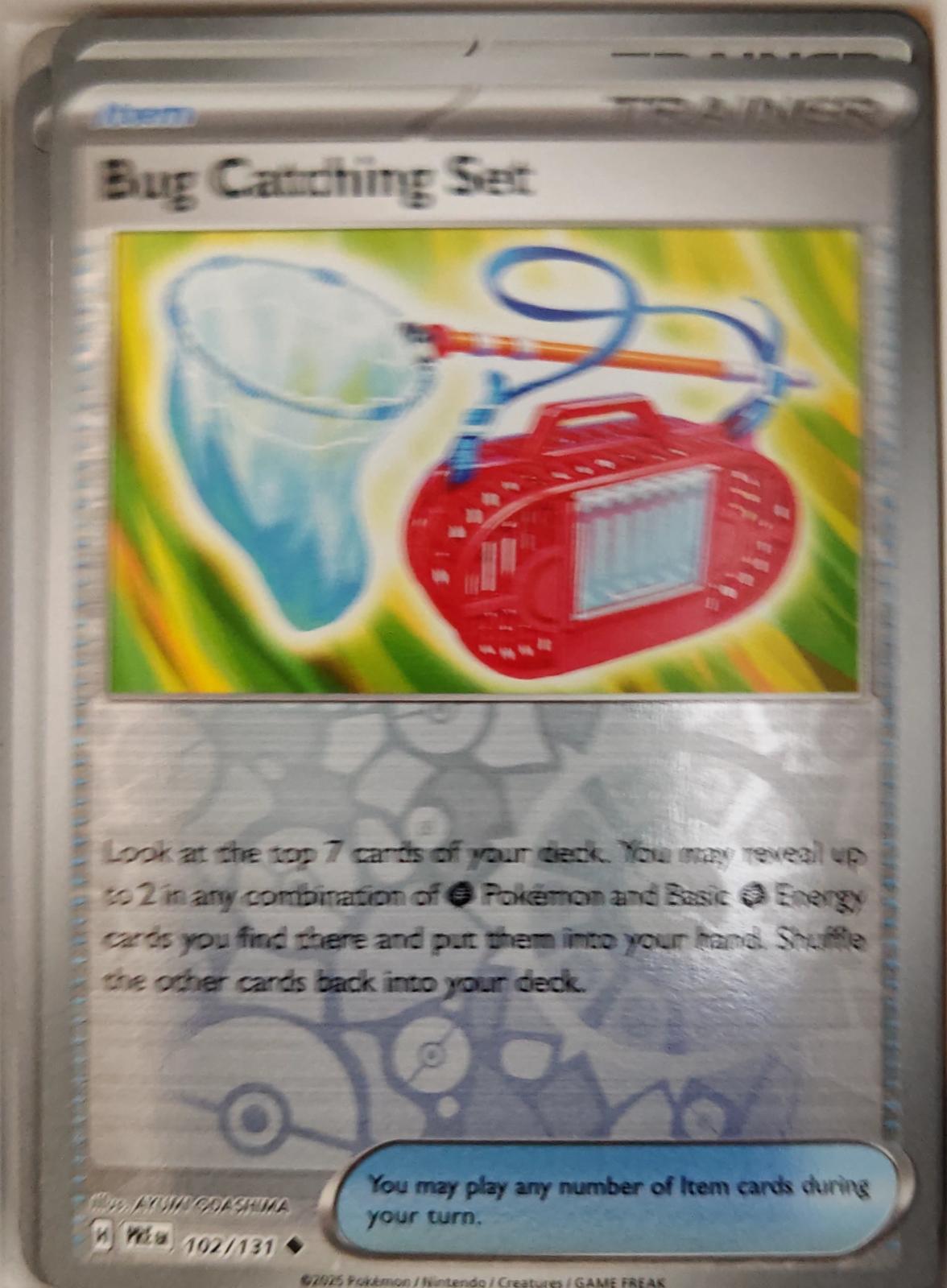 Bug Catching Set - 102/131 - Reverse Holo - PRISMATIC EVOLUTIONS - Pokemon - | AA29-10