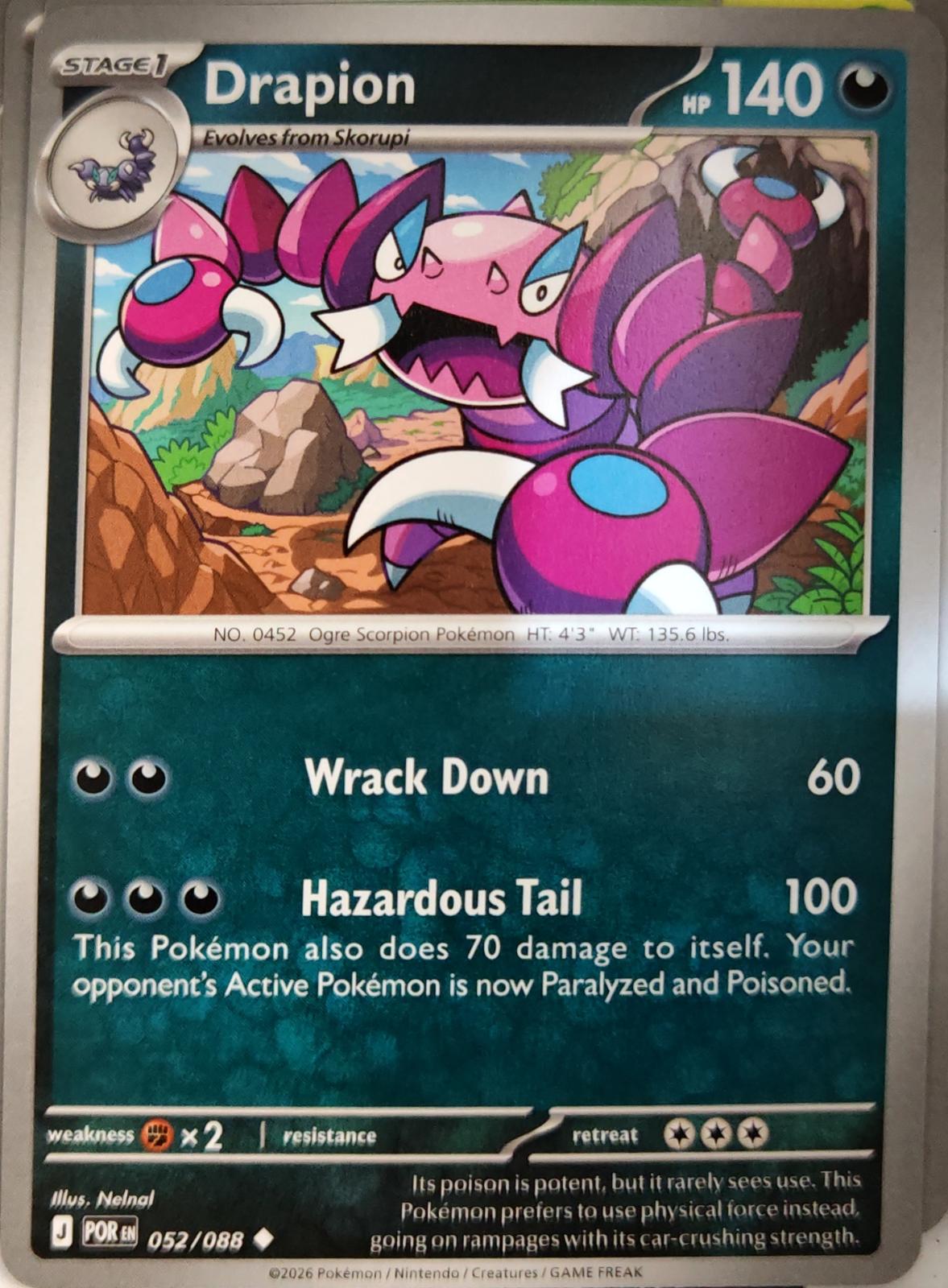 Drapion - 052/088 - - PERFECT ORDER - Pokemon - Uncommon | AA05-6