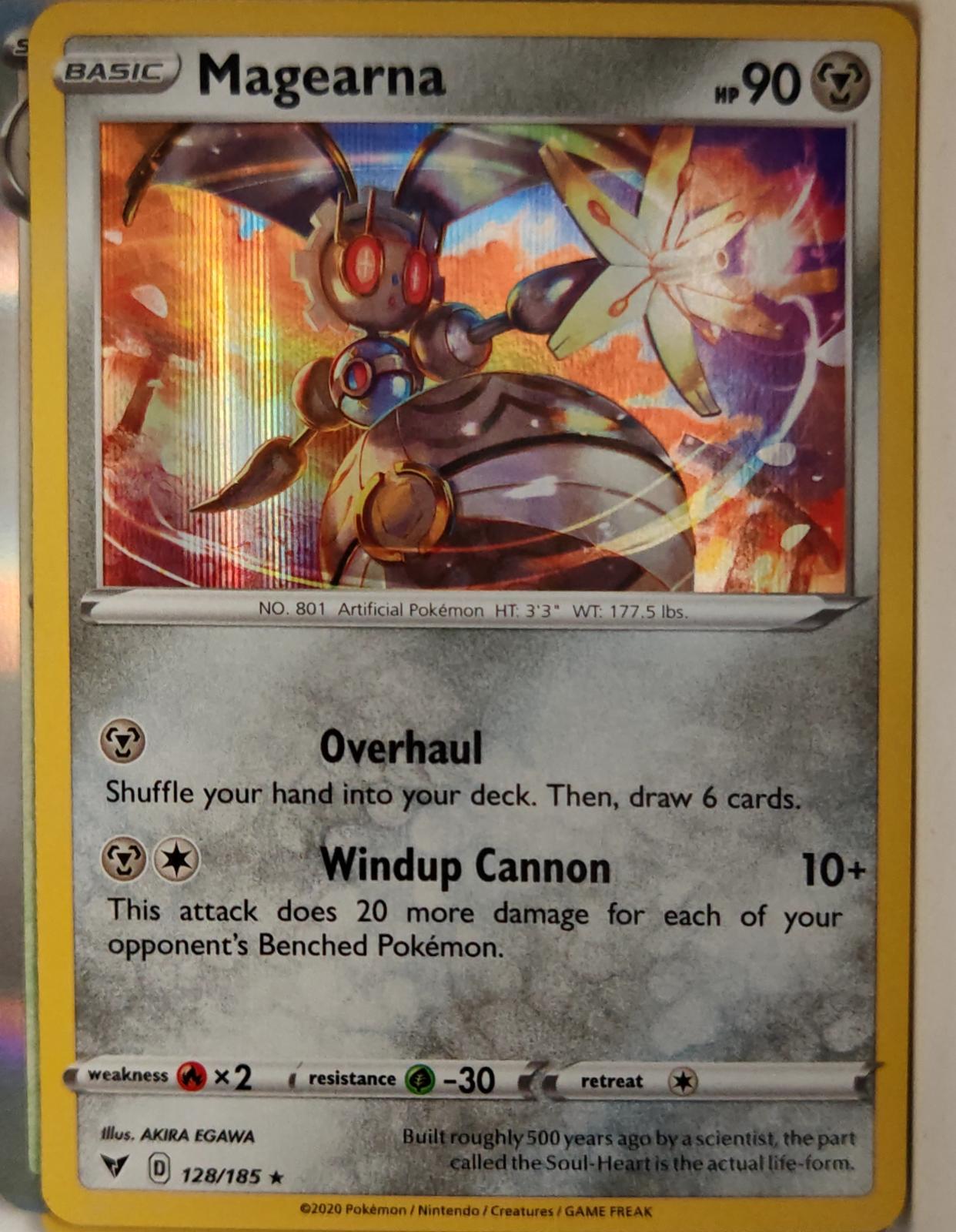 Magearna - 128/185 - Holo - VIVID VOLTAGE - Pokemon - Rare | AA21-6