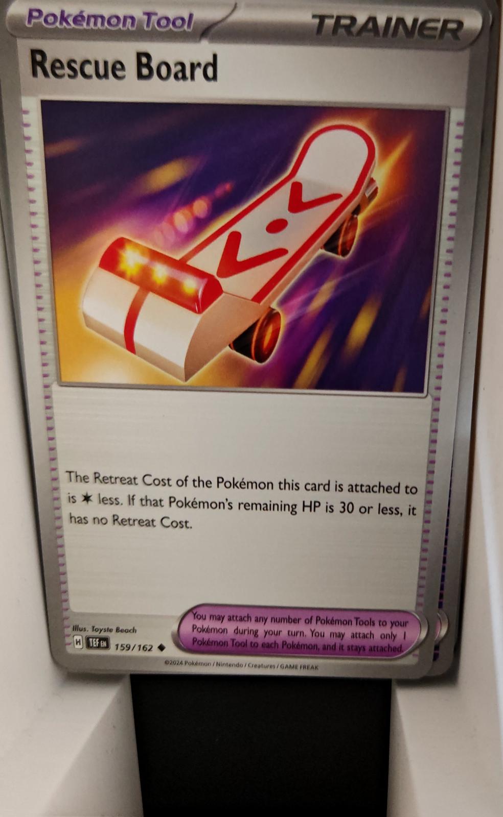 Rescue Board - 159/162 - - TEMPORAL FORCES - Pokemon - | AA23-22