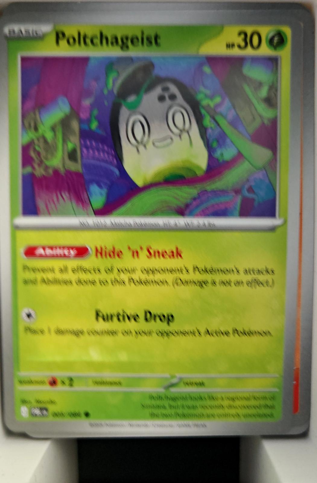 Poltchageist - 005/084 - - PITCH BLACK - Pokemon - Common | AA17-98