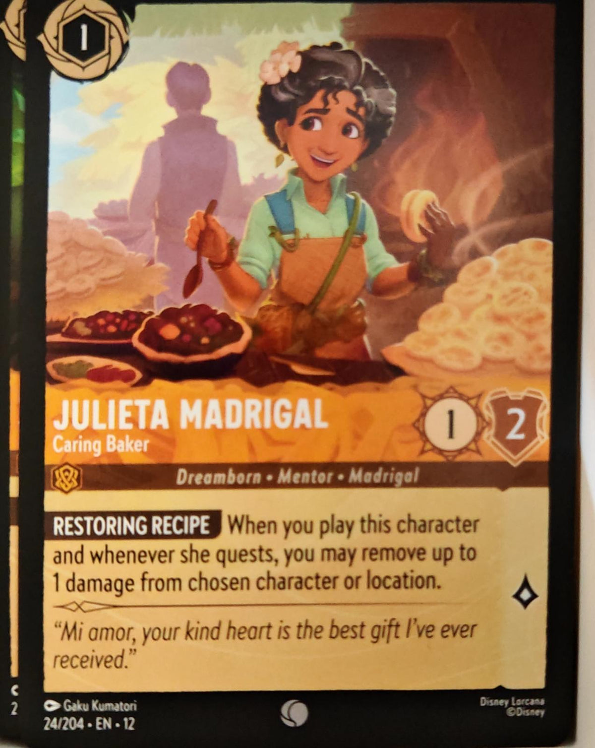 Julieta Madrigal - Caring Baker - 24/204 - - WILDS UNKNOWN - Lorcana - | LAA01-42