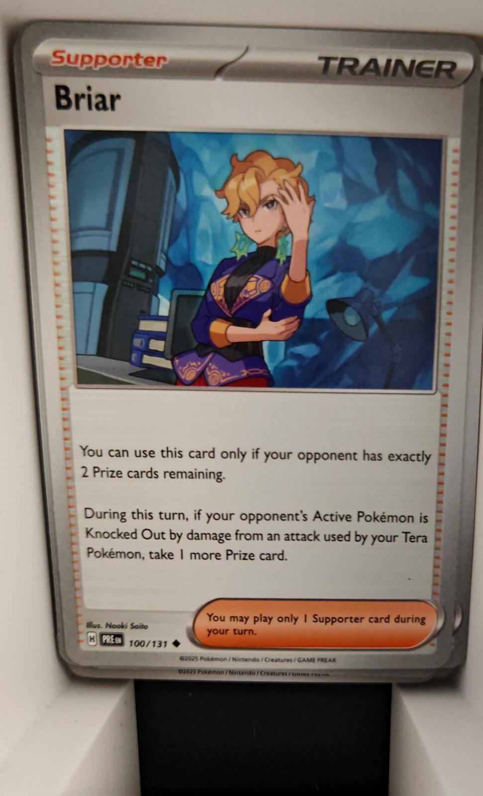 Briar - 100/131 - - PRISMATIC EVOLUTIONS - Pokemon - Uncommon | AA29-34