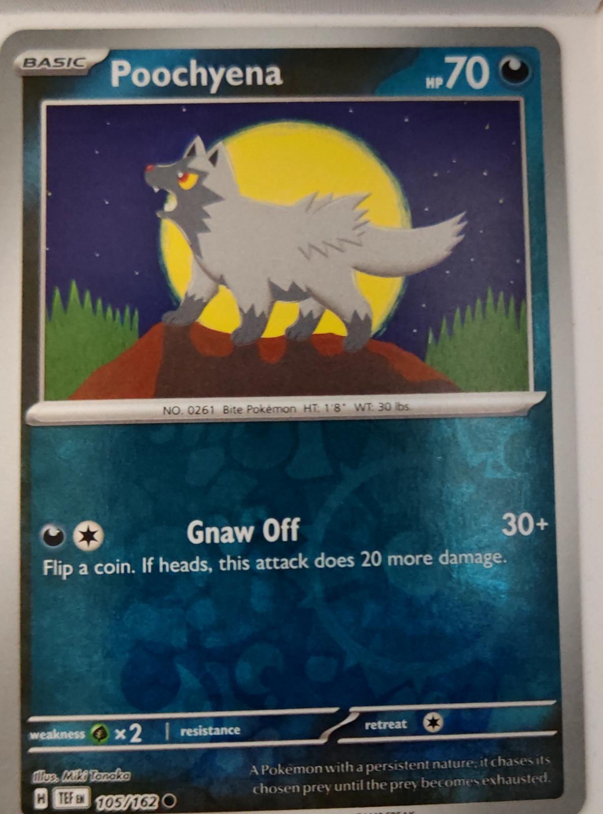 Poochyena - 105/162 - - TEMPORAL FORCES - Pokemon - Common | AA36-1