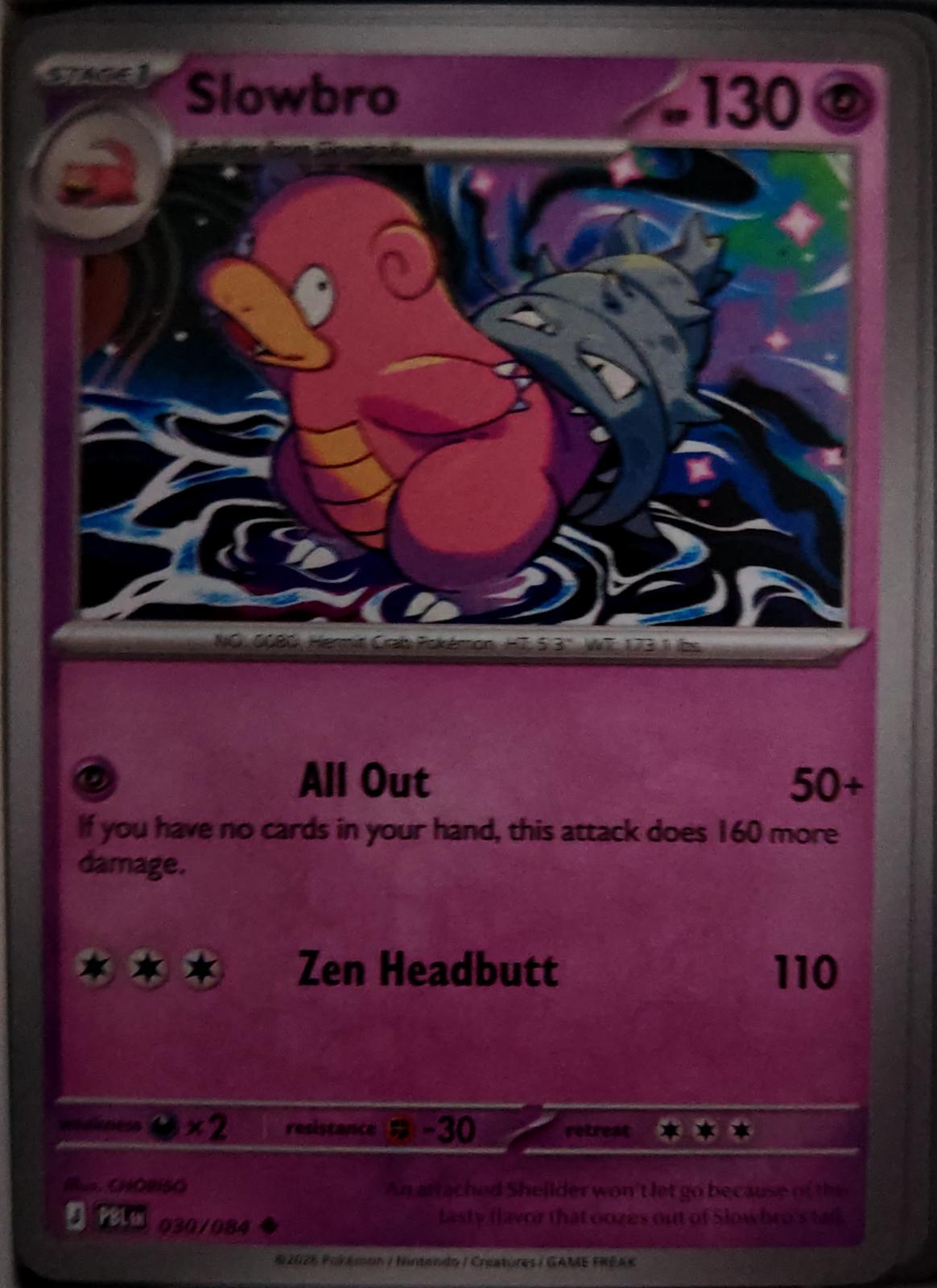 Slowbro - 030/084 - - PITCH BLACK - Pokemon - Uncommon | AA65-30