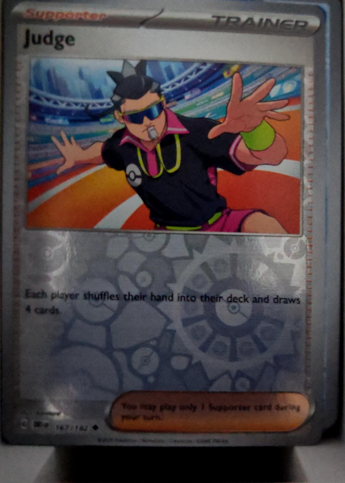 Judge - 167/182 - Reverse Holo - DESTINED RIVALS - Pokemon - Uncommon | AA49-95