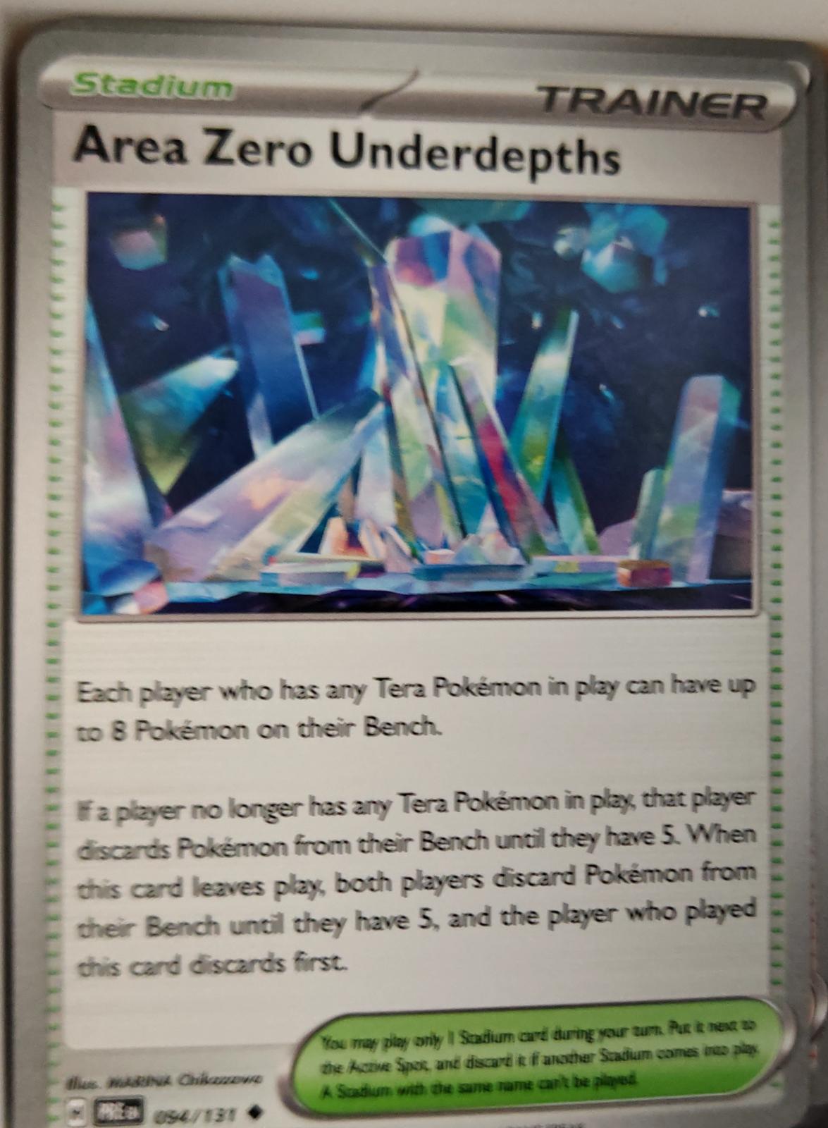 Area Zero Underdepths - 094/131 - - PRISMATIC EVOLUTIONS - Pokemon - | AA29-38