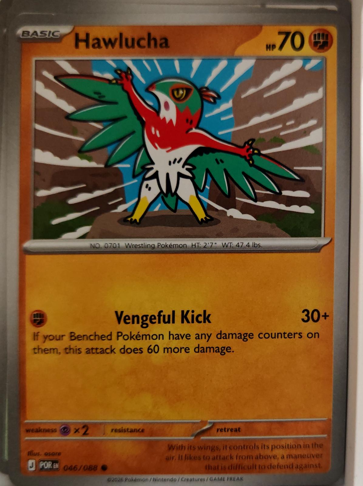Hawlucha - 046/088 - - PERFECT ORDER - Pokemon - Common | AA01-5