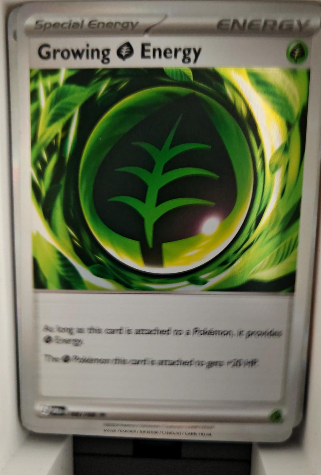 Growing Grass Energy - 086/088 - Holo - PERFECT ORDER - Pokemon - Rare | AA25-35