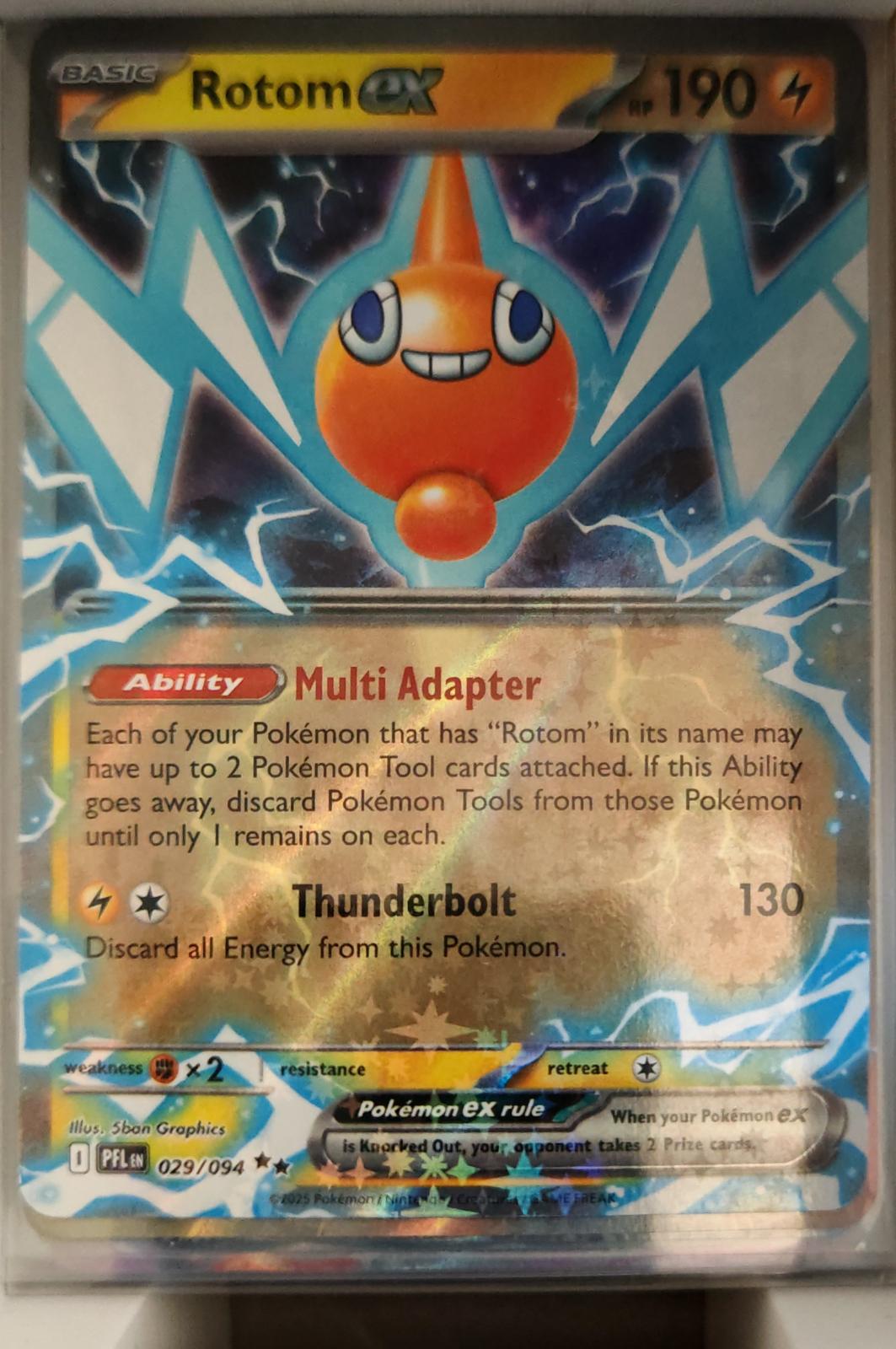 Rotom ex - 029/094 - Holo - PHANTASMAL FLAMES - Pokemon - Double Rare | AA37-32