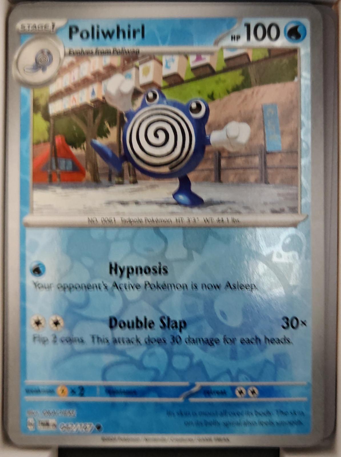 Poliwhirl - 042/167 - Reverse Holo - TWILIGHT MASQUERADE - Pokemon - | AA35-16