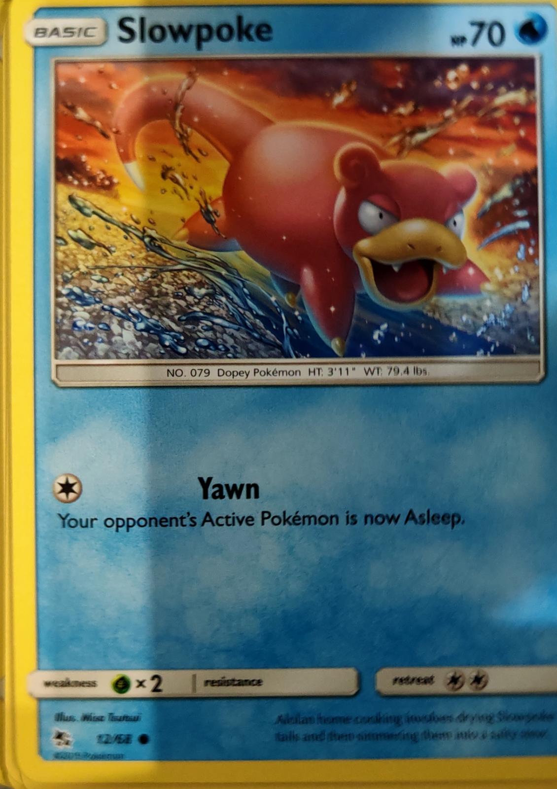 Slowpoke - 12/68 - - HIDDEN FATES - Pokemon - Common | AA68-16