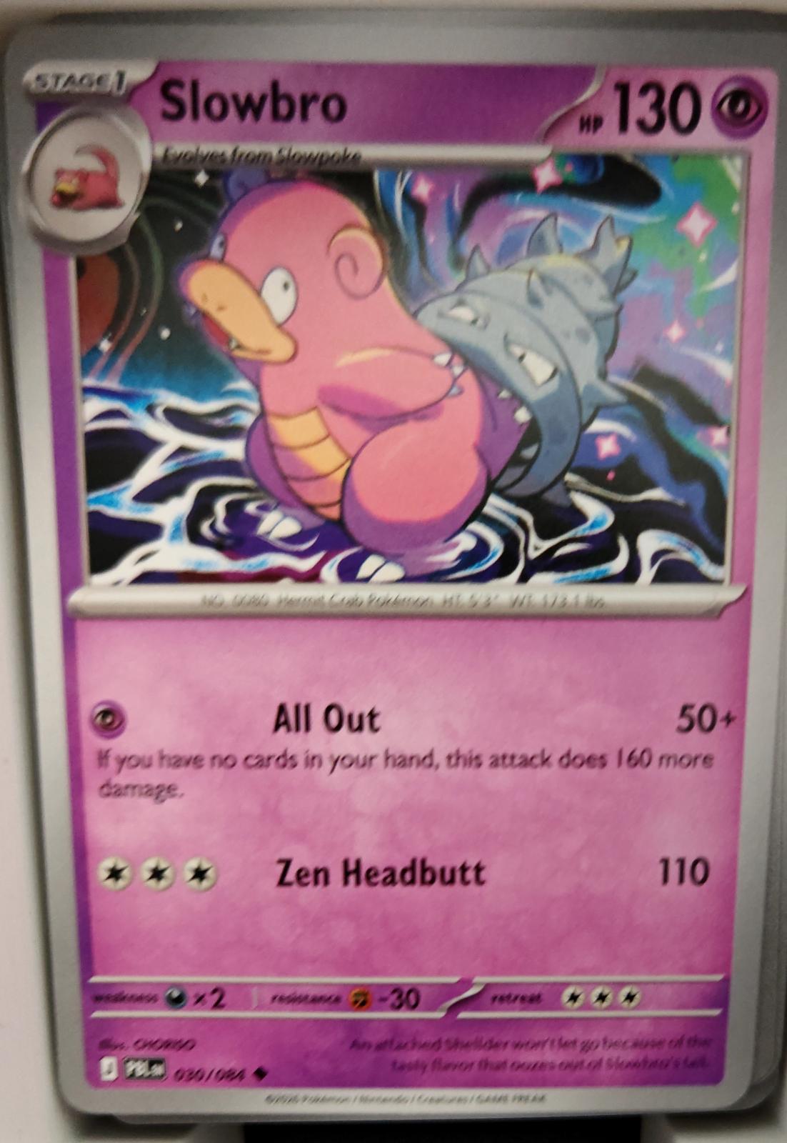 Slowbro - 030/084 - - PITCH BLACK - Pokemon - Uncommon | AA16-88