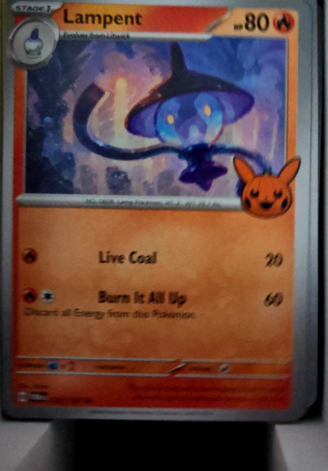 Lampent - 037/167 - - TRICK OR TRADE BOOSTER 2024 - Pokemon - Common | AA48-79
