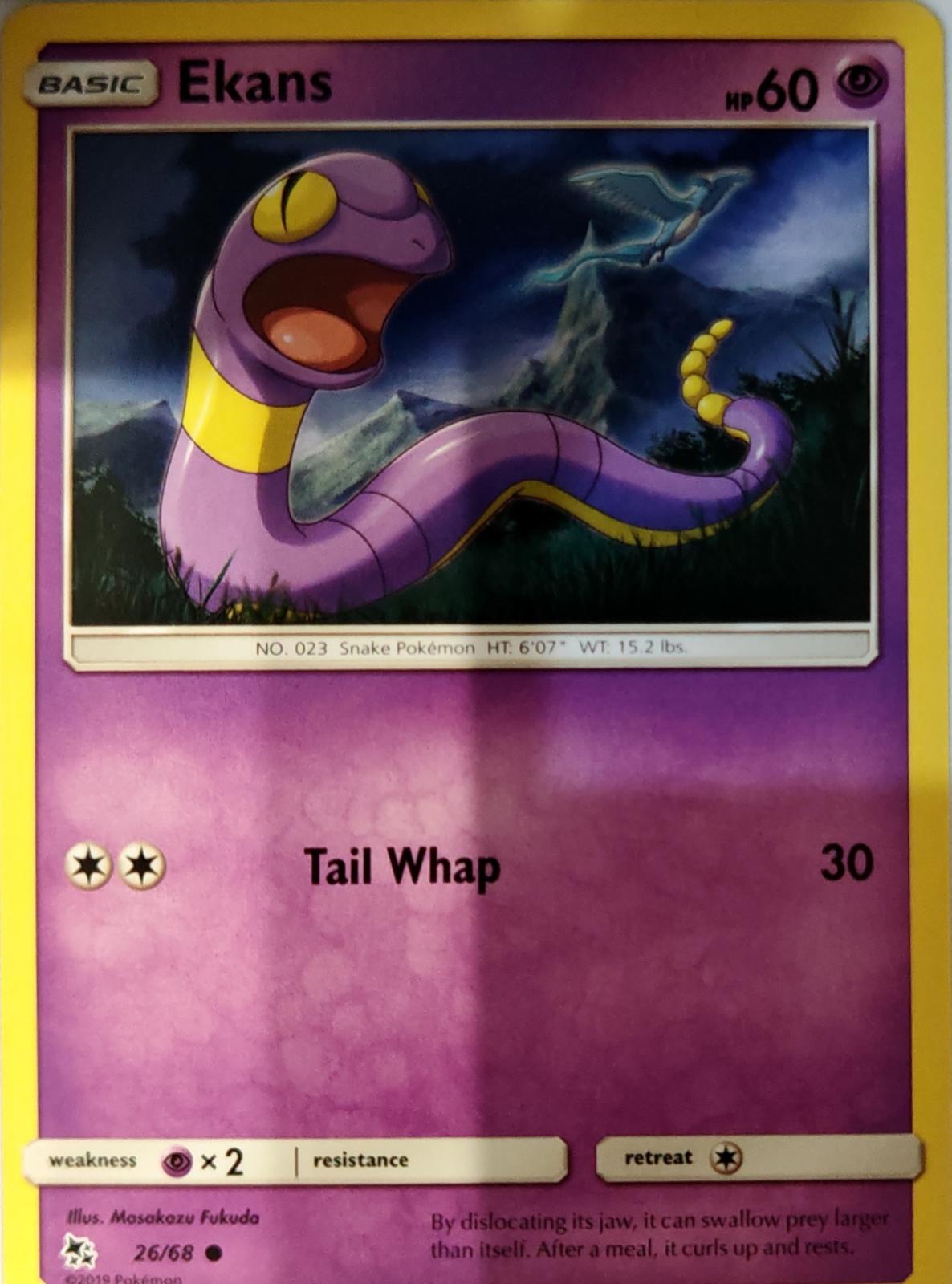 Ekans - 26/68 - - HIDDEN FATES - Pokemon - Common | AA71-1