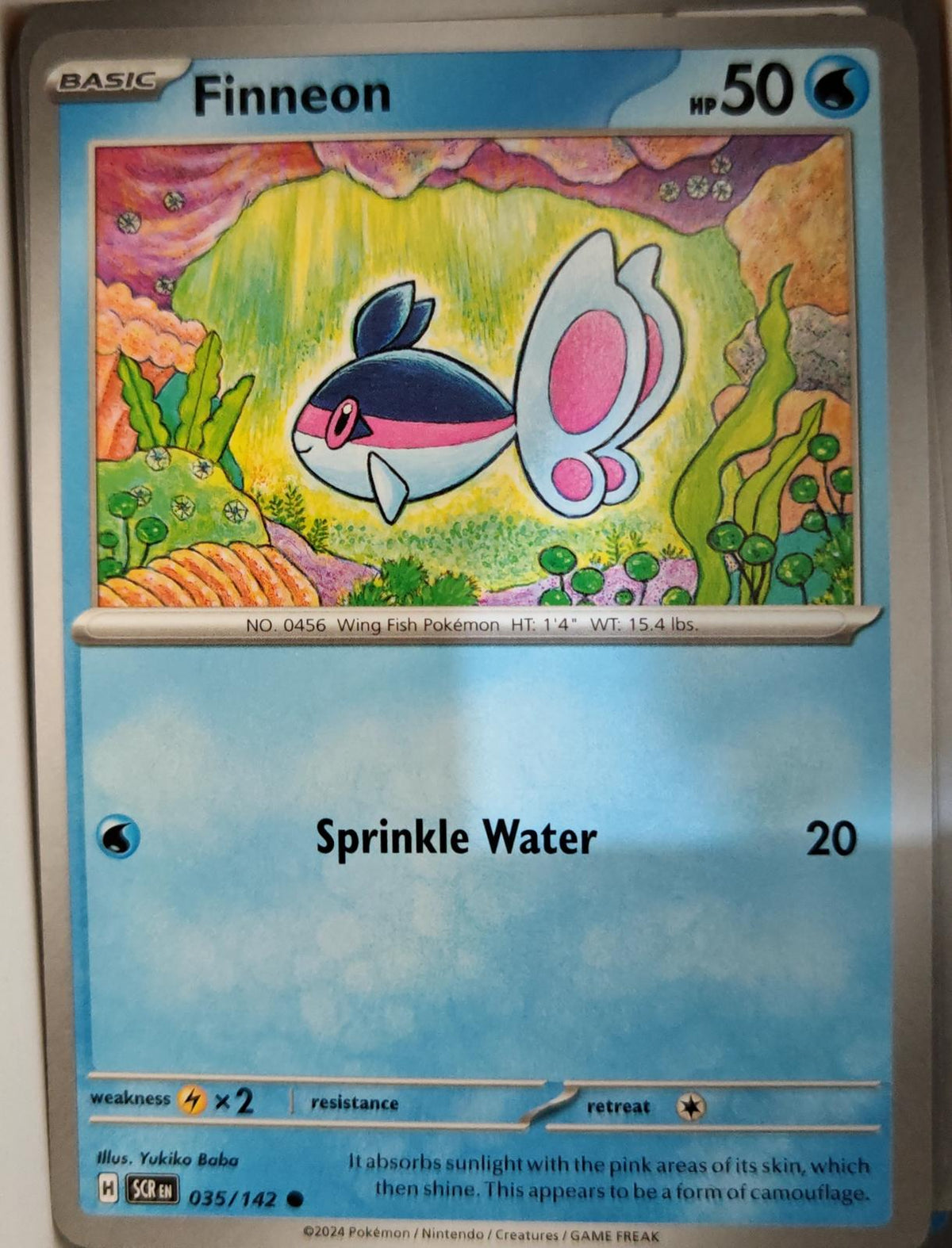 Finneon - 35/142 - - STELLAR CROWN - Pokemon - Common | AA05-41