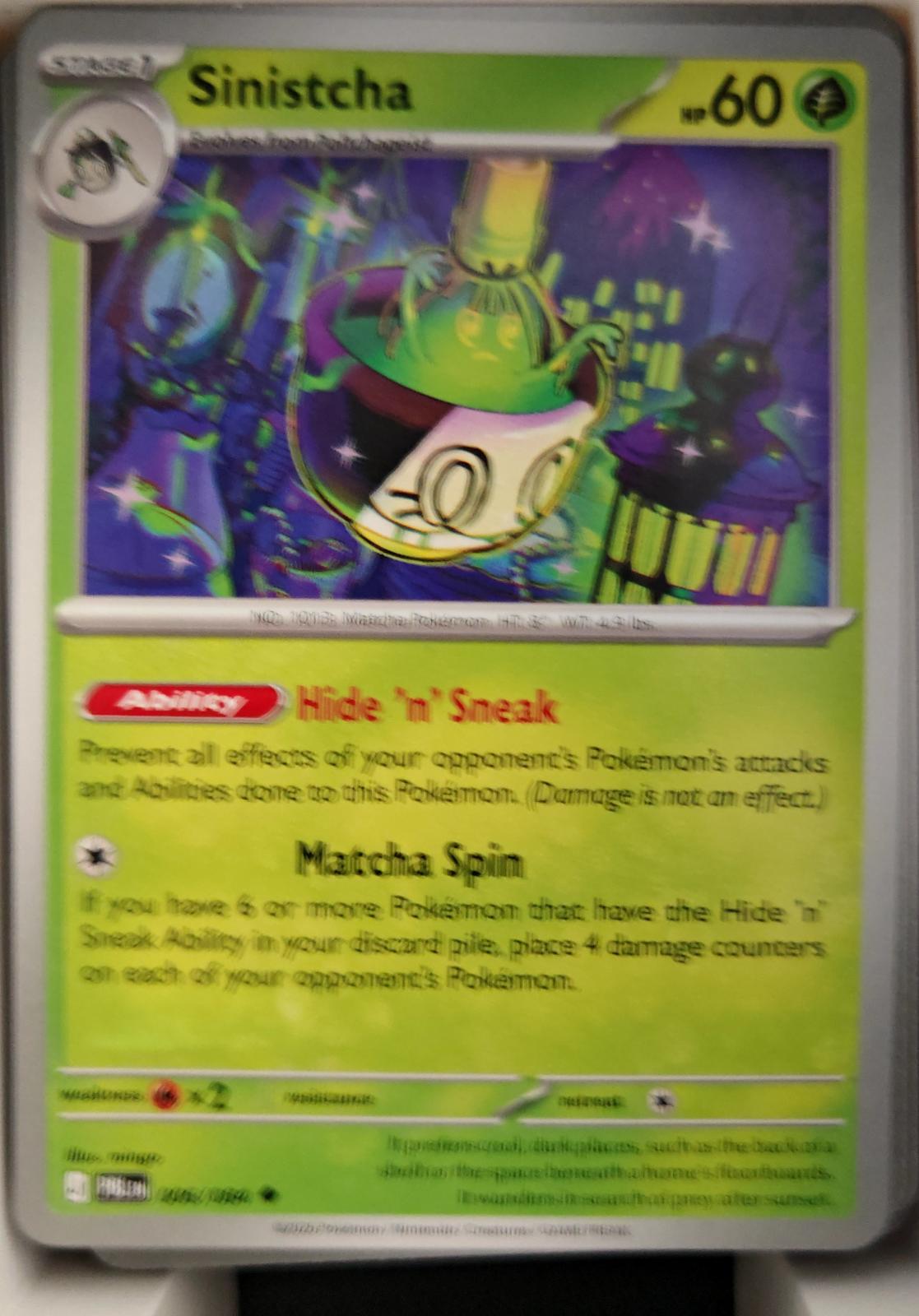 Sinistcha - 006/084 - - PITCH BLACK - Pokemon - Uncommon | AA17-96
