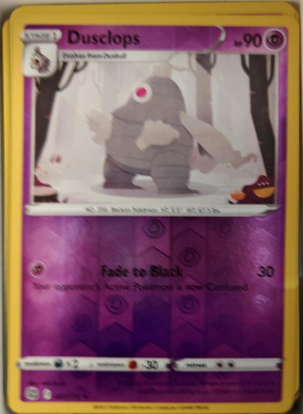 Dusclops - 061/172 - Reverse Holo - BRILLIANT STARS - Pokemon - | AA22-58