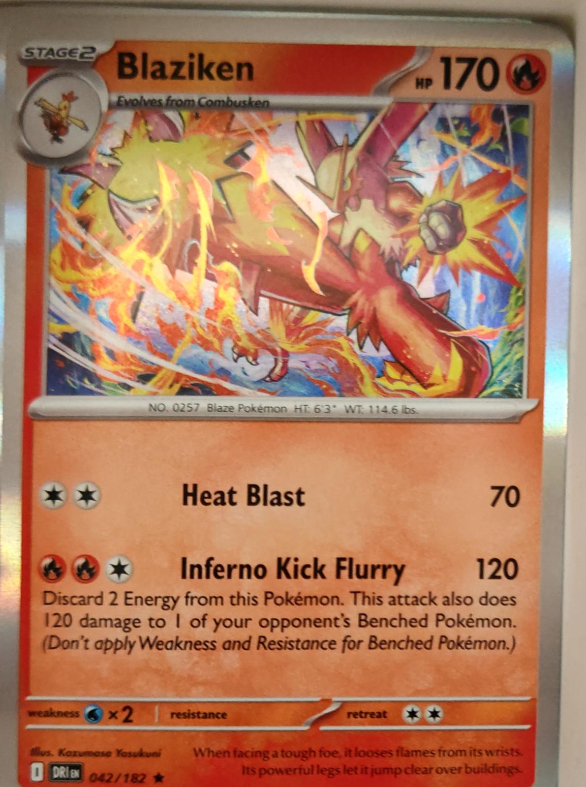 Blaziken - 042/182 - Holo - DESTINED RIVALS - Pokemon - Rare | AA13-21