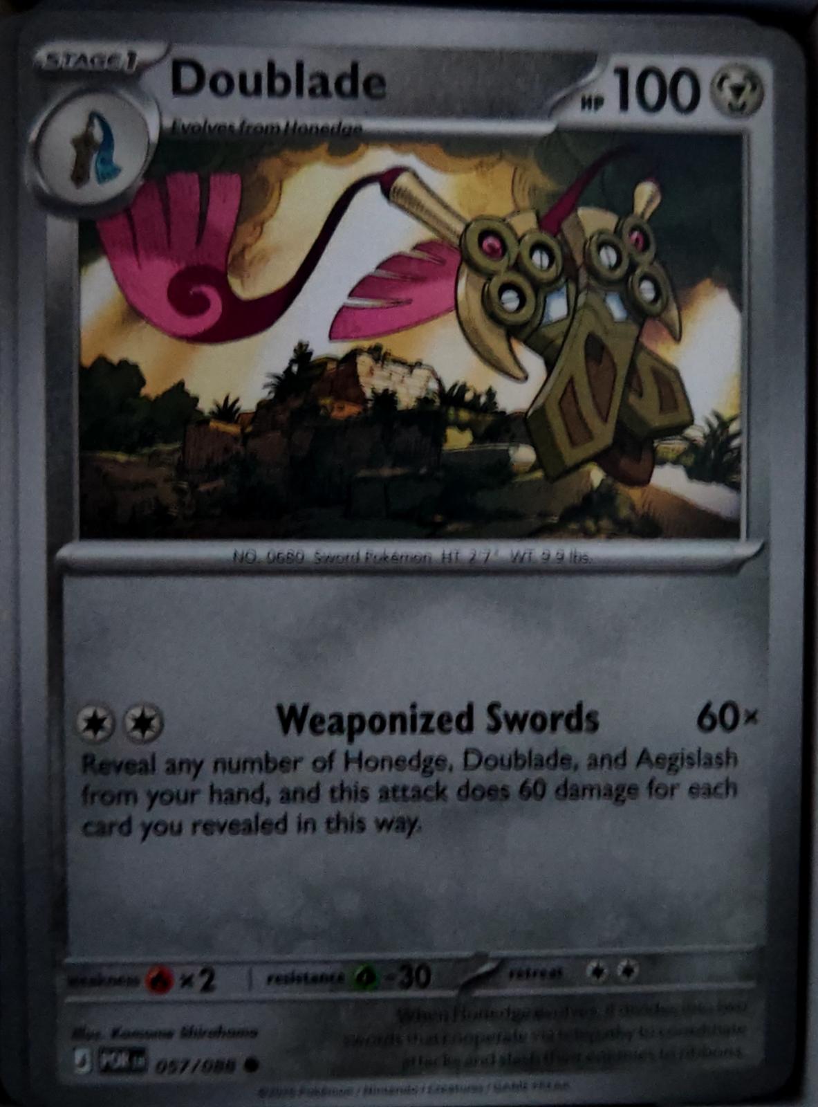 Doublade - 057/088 - - PERFECT ORDER - Pokemon - Common | AA64-45