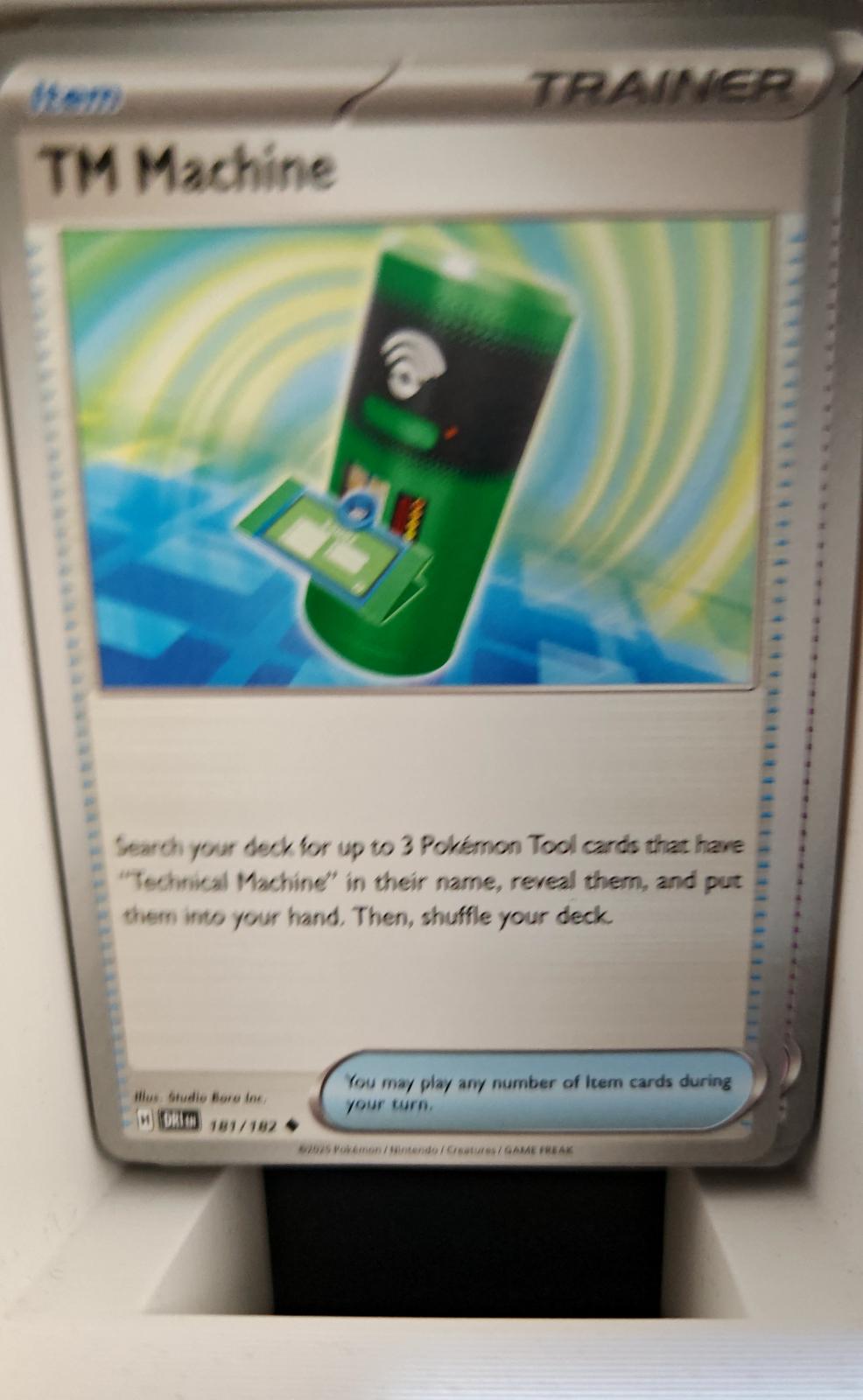 TM Machine - 181/182 - - DESTINED RIVALS - Pokemon - Uncommon | AA24-73