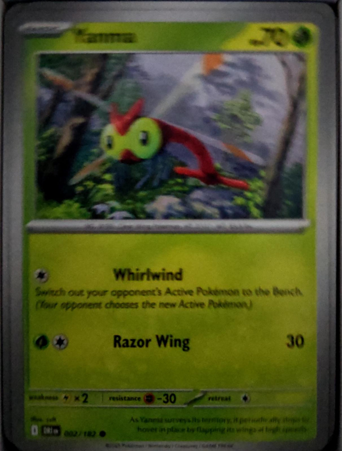 Yanma - 002/182 - - DESTINED RIVALS - Pokemon - Common | AA51-35