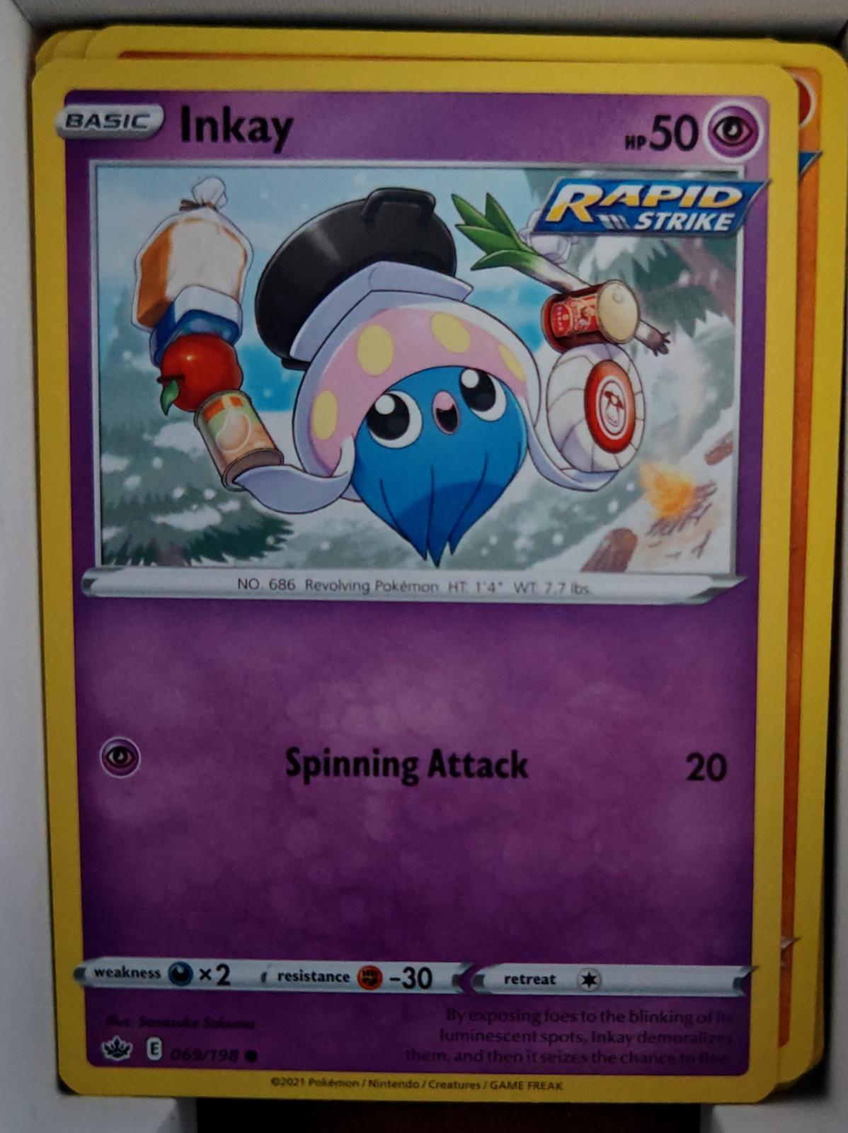 Inkay - 069/198 - - CHILLING REIGN - Pokemon - Common | AA58-24