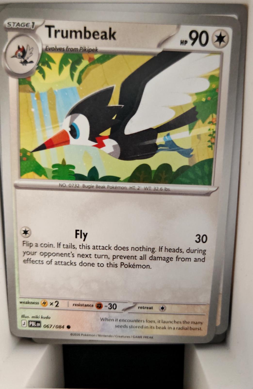 Trumbeak - 067/084 - - PITCH BLACK - Pokemon - Common | AA28-80