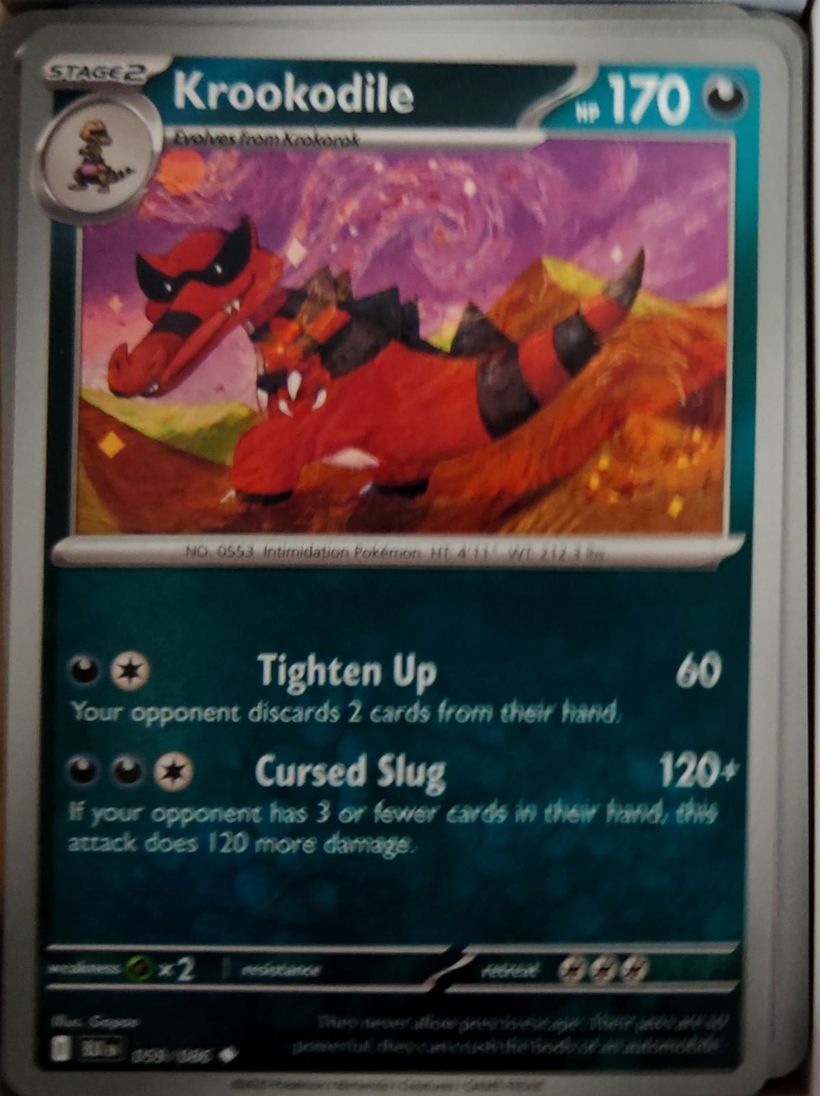 Krookodile - 059/086 - - BLACK BOLT - Pokemon - Uncommon | AA47-105