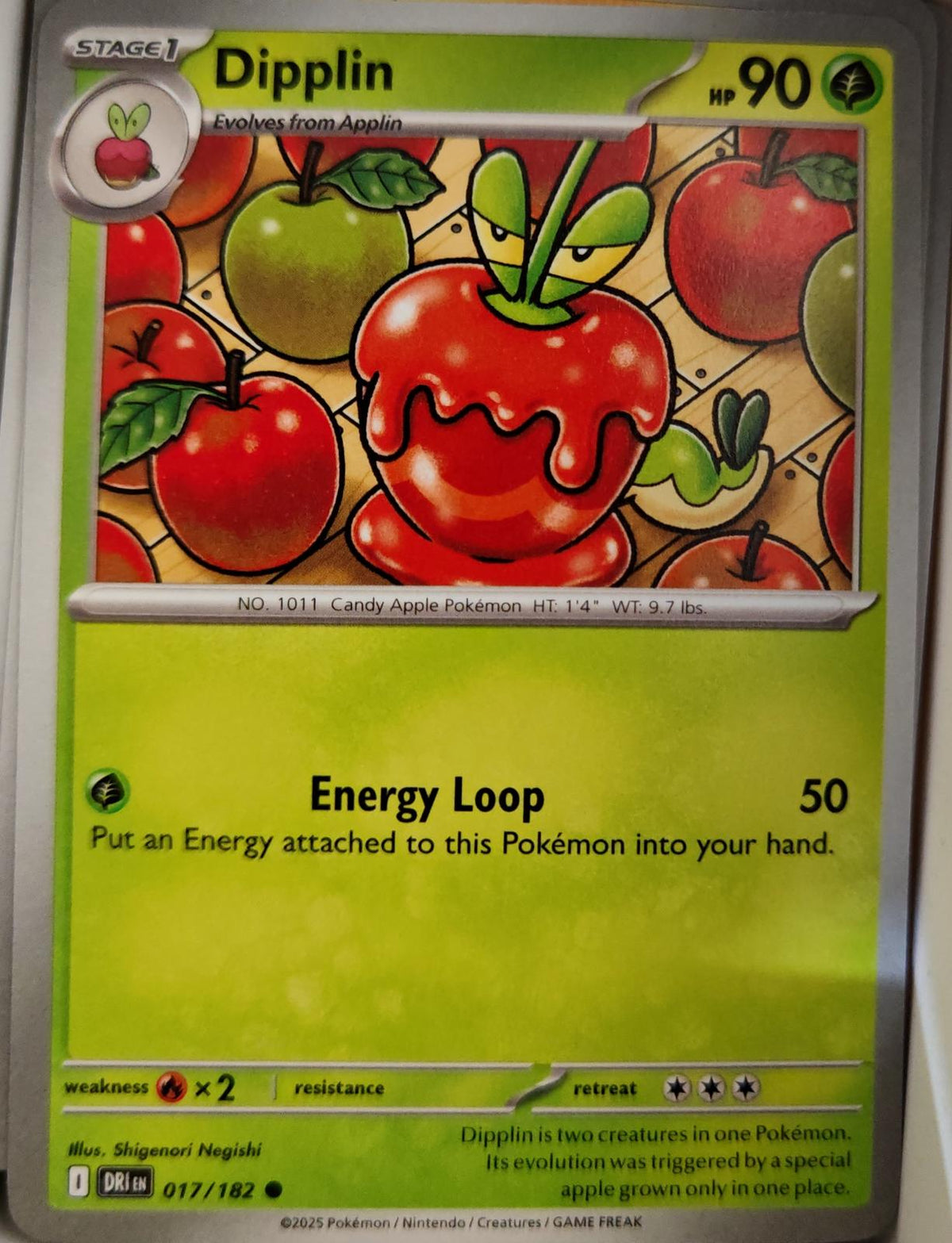 Dipplin - 017/182 - - DESTINED RIVALS - Pokemon - Common | AA10-77