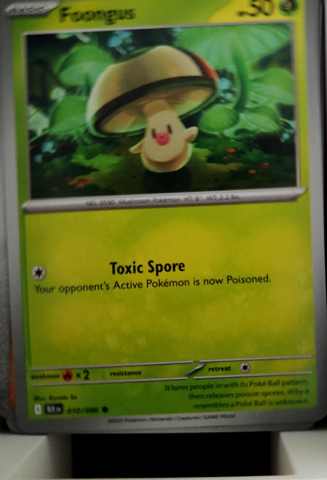 Foongus - 010/086 - - BLACK BOLT - Pokemon - Common | AA47-72