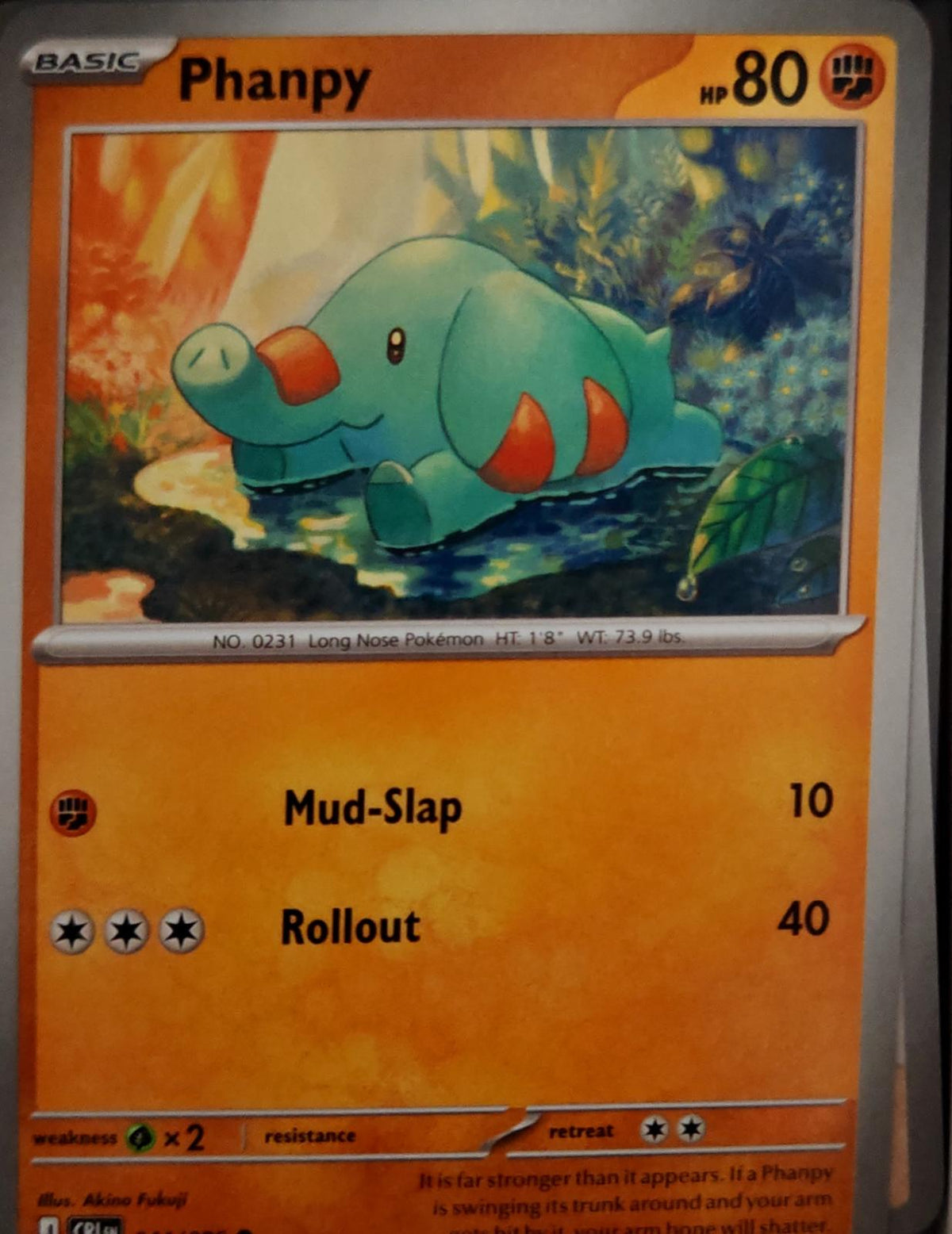 Phanpy - 044/086 - - CHAOS RISING - Pokemon - Common | AA42-26