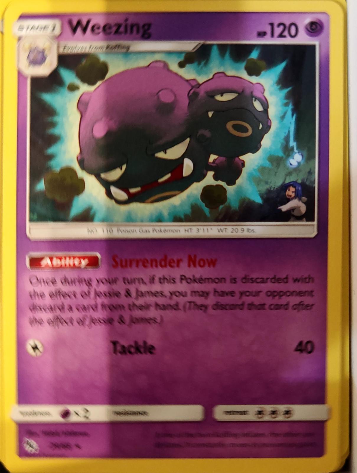 Weezing - 29/68 - - HIDDEN FATES - Pokemon - Rare | AA68-30